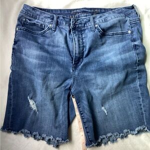 Seven7 Denim Distressed Women Shorts